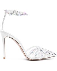 Le Silla - Afrodite 110mm Crystal-embellished Sandals - Lyst