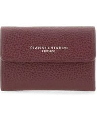 Gianni Chiarini - Dollaro Hammered Leather Wallet - Lyst