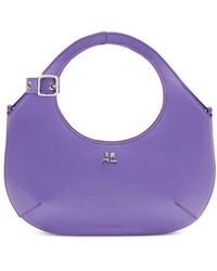 Courreges - Holy ミニ レザーバッグ - Lyst
