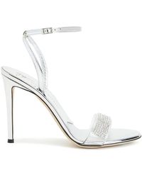 Giuseppe Zanotti - Erwan Rhinestone-embellished 105mm Sandals - Lyst