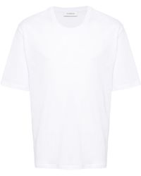 Laneus - Plain Cotton T-shirt - Lyst