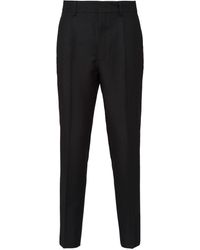 Prada - Mohair-wool Tailored Trousers - Lyst