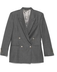 Eraldo - Double-Breasted Wool Jacket - Lyst