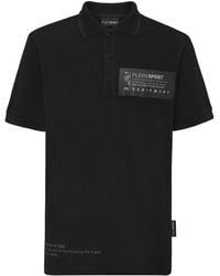 Philipp Plein - Logo-Print Piqué Polo Shirt - Lyst