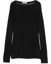 Liviana Conti - Long-Sleeve Boat-Neck T-Shirt - Lyst
