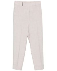 Peserico - Belt-Loops Trousers - Lyst