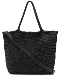 Officine Creative Susan 02 Woven Bag - Black