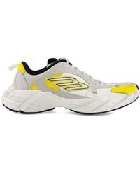 Balenciaga - Monday Leather Logo Sneakers - Lyst