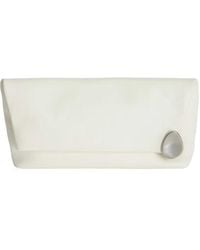 Jil Sander - Clutch Verfraaid Met Edelsteen En Rits - Lyst