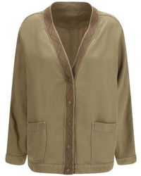 Giorgio Armani - Shirt Jacket With A Matching Small Bag - Lyst