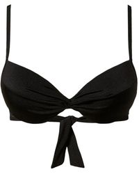 Twinset - Ruched Bikini Top - Lyst