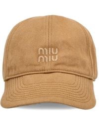 Miu Miu - Drill Baseball Cap - Lyst