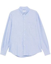 Aspesi - Button-Down Oervhemd Met Borstzak - Lyst