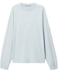 Alexander Wang - Long Sleeve T-Shirt W/ Logo Print - Lyst