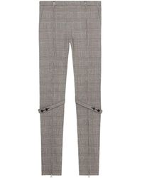 Courreges - Prince Of Wales Skinny Low-Rise Pants - Lyst