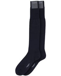 ZEGNA - Ribbed-Knit Socks - Lyst
