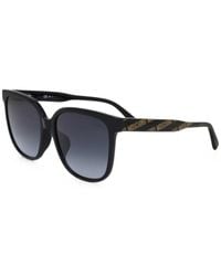 Moschino - Logo-Print Square-Frame Sunglasses - Lyst