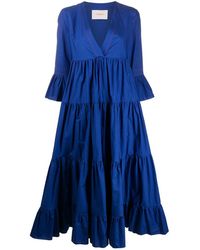 La DoubleJ Jennifer Jane Tiered Dress - Blue