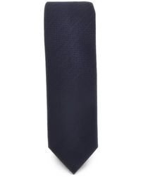 Emporio Armani - Herringbone Silk Tie - Lyst