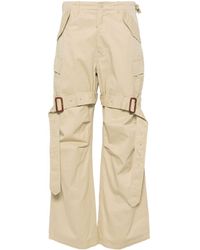 R13 - Pantalon ample en coton à poches cargo - Lyst