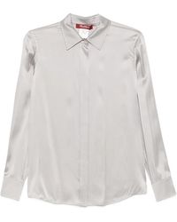 Max Mara - Chemise À Fermeture Dissimulée - Lyst