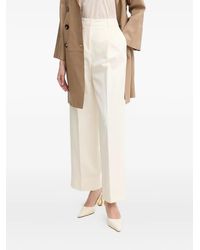 BOSS - Pleated Belt-Loops Trousers - Lyst