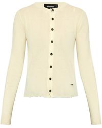DSquared² - Cardigan À Col Rond - Lyst