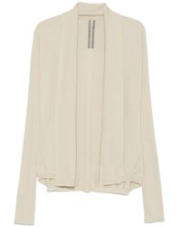 Rick Owens - Ribbed Open-Front Cardigan - Lyst