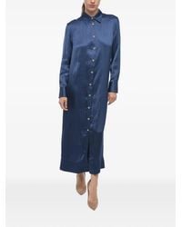Loulou de Saison - Long-Sleeve Shirt Maxi Dress - Lyst