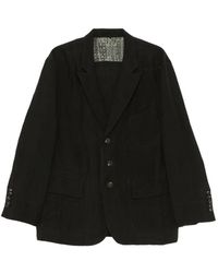 Ziggy Chen - Single-Breasted Notched-Lapels Jacket - Lyst
