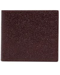 Thom Browne - Leather Bi-Fold Wallet - Lyst