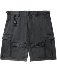 Izzue - Mid-rise Cotton Cargo Shorts - Lyst