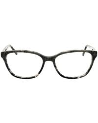 Bebe - Lunettes De Vue À Monture Rectangulaire Et Imprimé Dentelle - Lyst