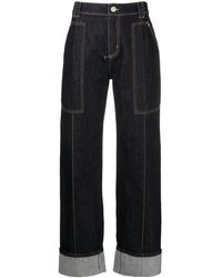 McQueen - Jeans Mit Geradem Bein - Lyst