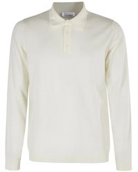 Roberto Collina - Long-Sleeve Polo-Collar Sweater - Lyst