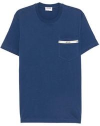 Moschino - T-Shirt Met Opgestikte Zak - Lyst