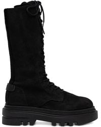AllSaints - 55Mm Jay Lace-Up Platform Boots - Lyst