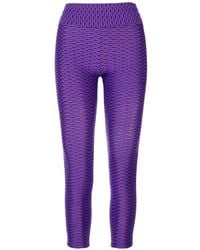 Tessitura Body Couture - 3D-Texture Performance Leggings - Lyst