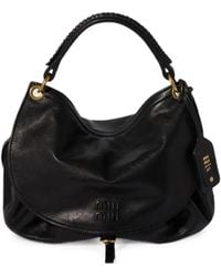 Miu Miu - Rendez-Vous Leather Bag - Lyst