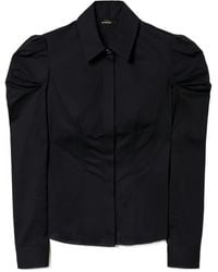 Twinset - Popeline Blouse Met Pofmouwen - Lyst