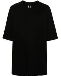 Rick Owens - Round Neck Cotton T-Shirt - Lyst