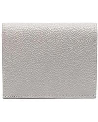 Thom Browne - Pebble-Grain Double Card Holder - Lyst