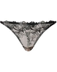 Twinset - Tanga bordado de tul - Lyst