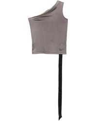 Rick Owens - One-Shoulder Ribbon Top - Lyst