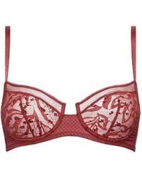 Eres - Pampille Lace-Embroidered Bra - Lyst