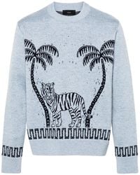 Alanui - Wood Block Pullover Mit Jacquardmuster - Lyst
