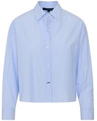 Patrick Assaraf - Striped Boxy-Fit Shirt - Lyst