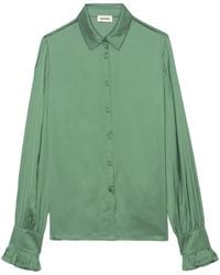 Zadig & Voltaire - Thely Satin Shirt - Lyst