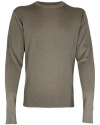 Manuel Ritz - Crew-Neck Ribbed-Trim Sweater - Lyst
