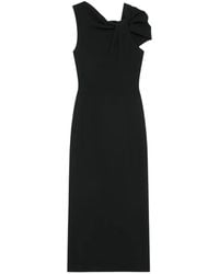 Givenchy - Drapiertes Bleistiftkleid Aus Krepp-Cady - Lyst